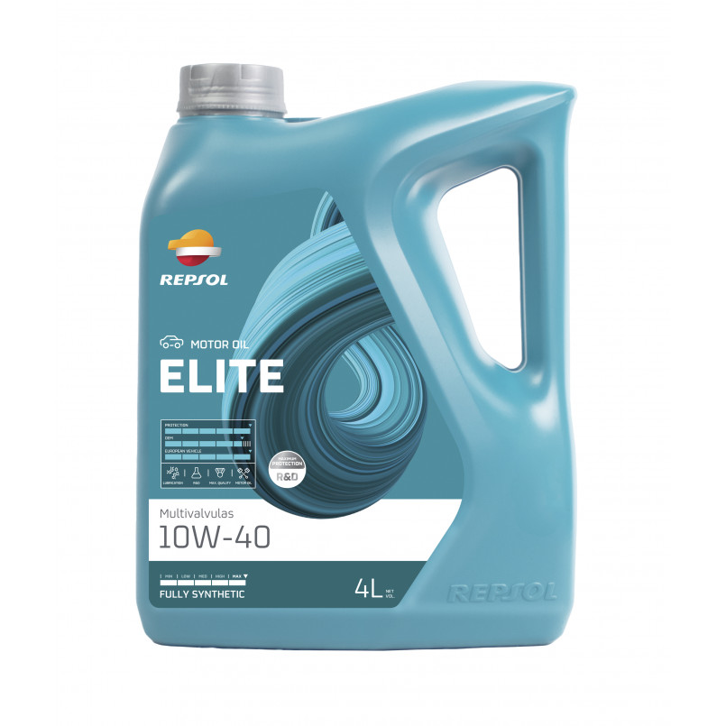 Олива моторна REPSOL ELITE MULTIVALVULAS 10W-40 (4Л)